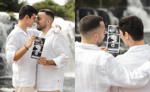 
          Imagem ilustrativa da imagem Influenciadores Lucas Rangel e Lucas Bley anunciam que vão ser pais
          