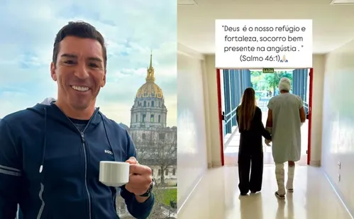 
          Imagem ilustrativa da imagem Lúcio continua tratamento contra queimaduras na UTI e mostra corpo enfaixado
          