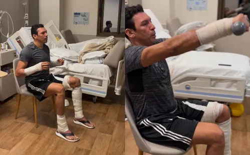 
          Imagem ilustrativa da imagem Lúcio recebe alta e fala sobre acidente: ‘Só lembro das labaredas no meu rosto’
          