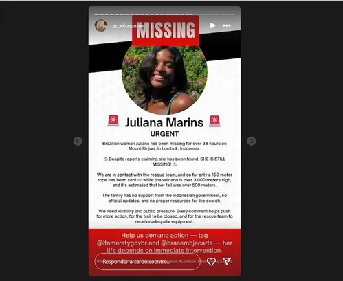 
          Imagem ilustrativa da imagem Resgate de brasileira em vulcão na Indonésia segue incerto
          