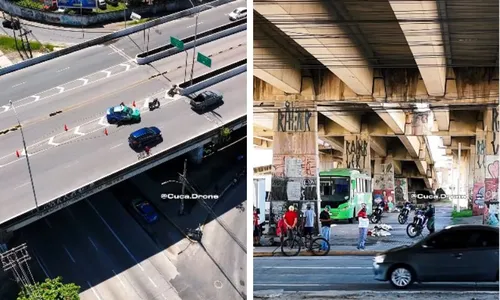 
          Imagem ilustrativa da imagem Surreal: casal morre ao cair por abertura no viaduto após acidente na Imbiribeira
          