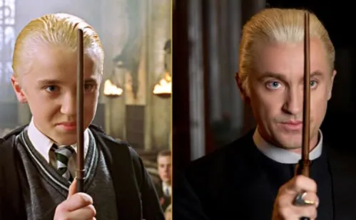 
          Imagem ilustrativa da imagem Tom Felton retorna ao papel de Draco Malfoy em Harry Potter após 14 anos
          