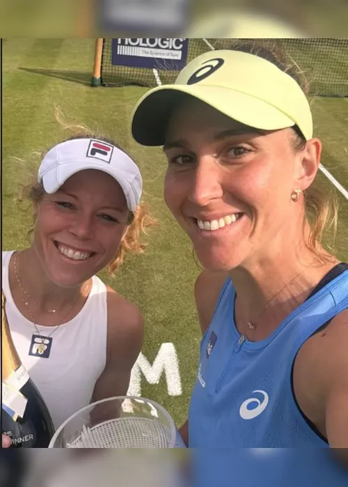 Imagem ilustrativa da imagem Bia Haddad é campeã em Nottingham e conquista o oitavo título de duplas na carreira