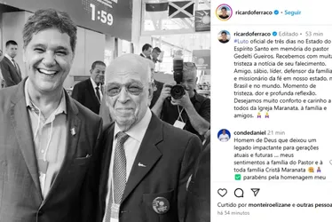 Imagem ilustrativa da imagem Autoridades e lideranças do ES lamentam a morte de fundador da Igreja Maranata