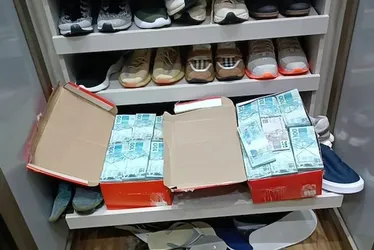 Imagem ilustrativa da imagem Como a PF encontrou R$ 1,3 milhão escondido em caixas de sapatos em mansão do tráfico de drogas