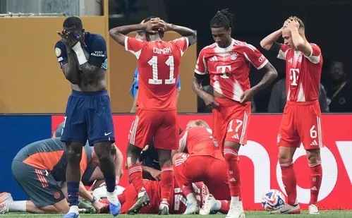 
          Imagem ilustrativa da imagem Neuer critica atitude de Donnarumma no lance da contusão de Musiala
          