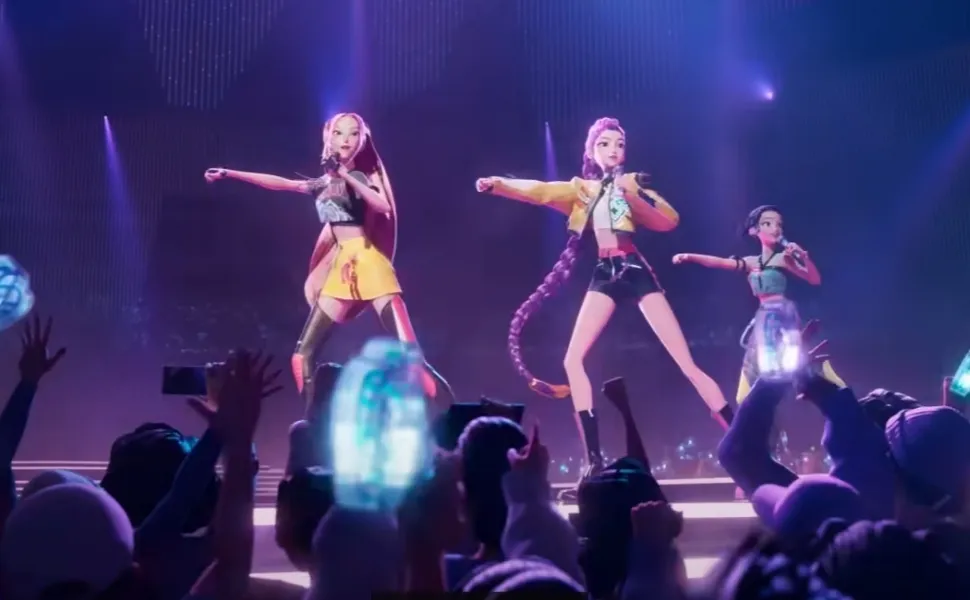 Imagem ilustrativa da imagem BTS é destronado no Spotify por grupo fictício de k-pop da Netflix