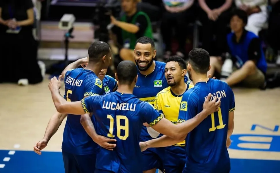 Imagem ilustrativa da imagem Brasil derrota Turquia e segue na liderança isolada da Liga das Nações