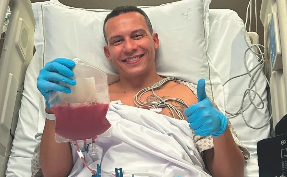 Imagem ilustrativa da imagem Capixaba doa medula duas vezes: “Salvar uma vida é algo que não tem preço!”