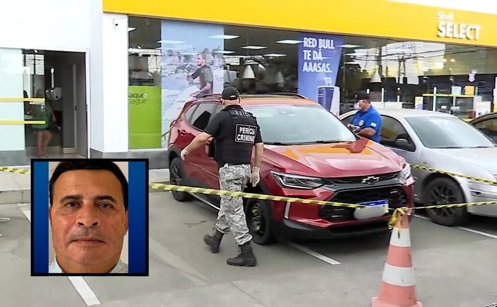 Imagem ilustrativa da imagem Empresário é encontrado morto dentro de carro abandonado em posto de combustíveis