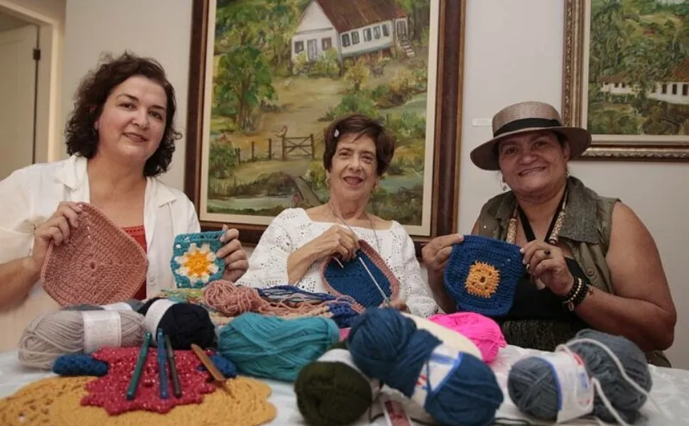Imagem ilustrativa da imagem Encontro de crocheteiras voluntárias