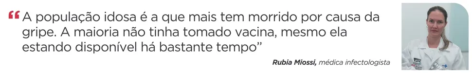 Imagem ilustrativa da imagem Gripe já matou três vezes mais que a covid este ano