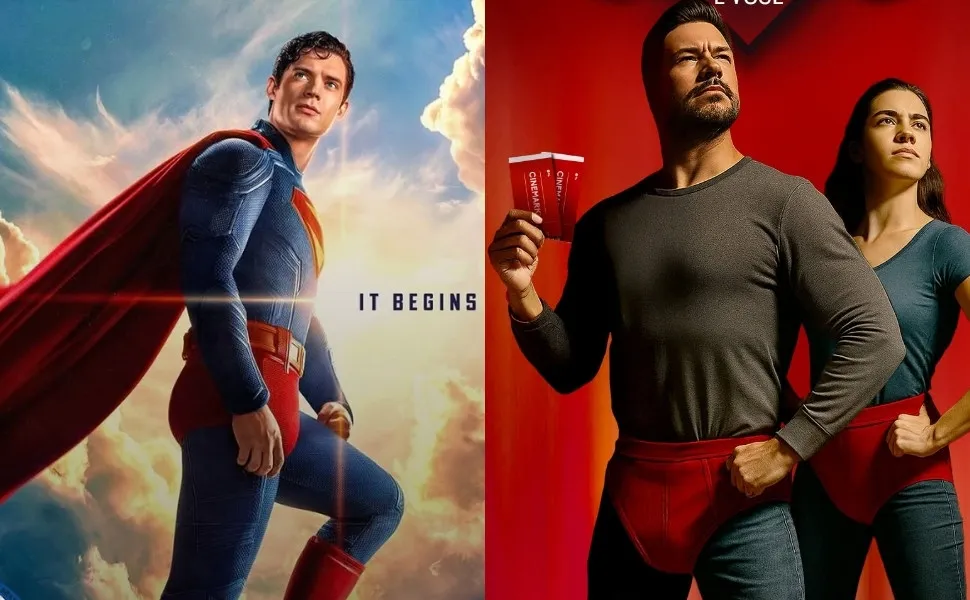 Imagem ilustrativa da imagem Ingresso grátis para quem for assistir 'Superman' com cueca por cima da calça no ES