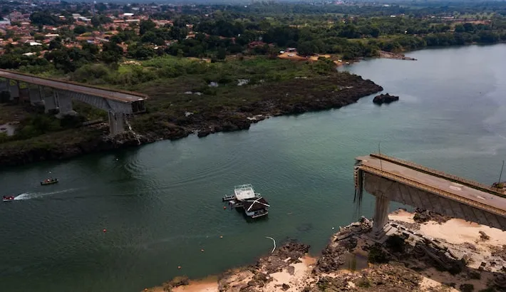 Imagem ilustrativa da imagem Laudo da PF aponta reformas mal executadas e negligência em ponte que caiu no Rio Tocantins, diz TV