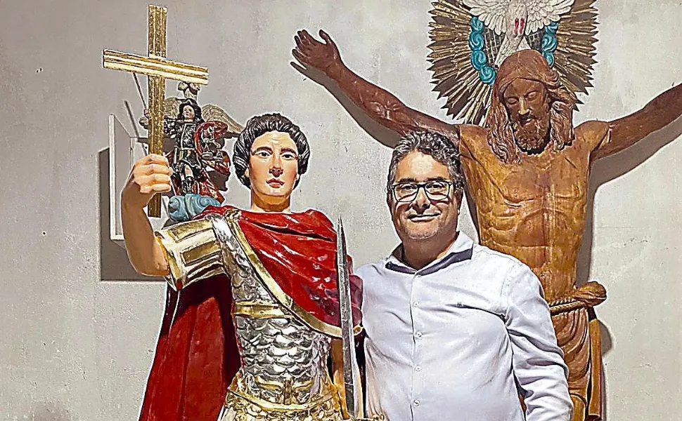 Imagem ilustrativa da imagem Missa com imagem restaurada de Santo Expedito na Serra