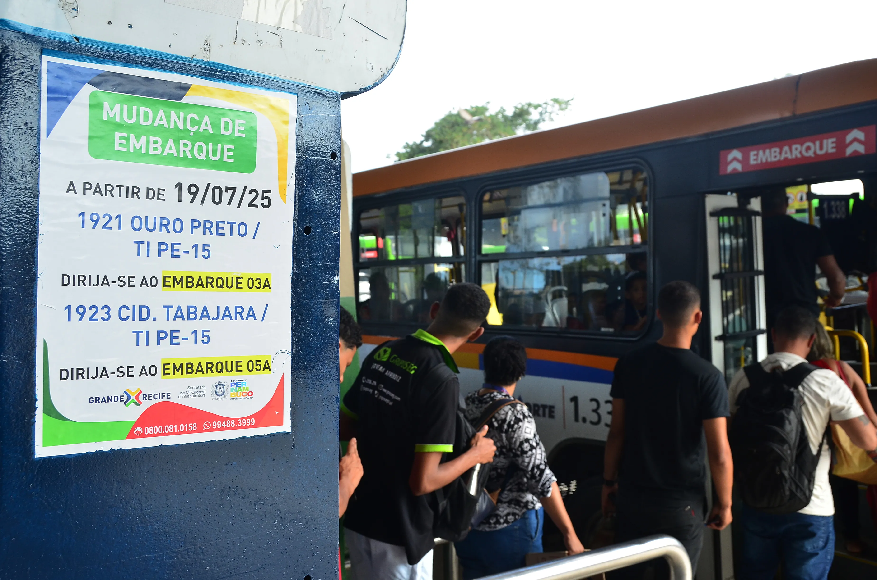 Imagem ilustrativa da imagem Mudança no embarque de passageiros no terminal da PE-15 a partir deste sábado (19)