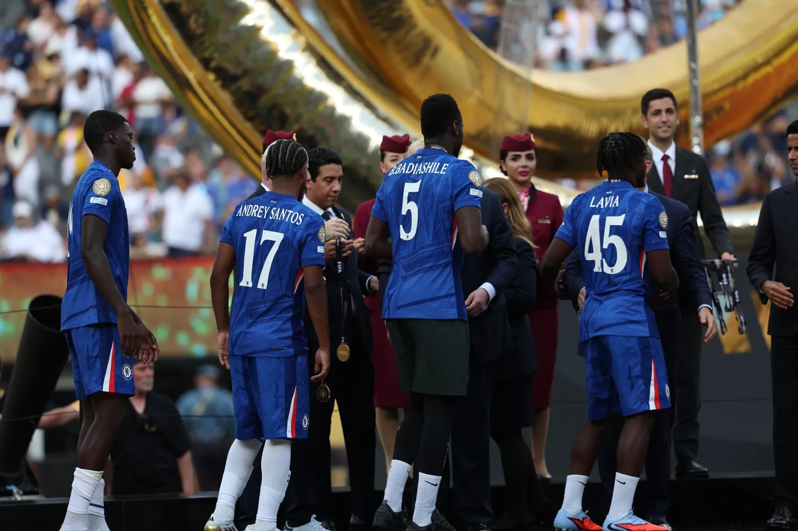 Imagem ilustrativa da imagem O mundo é azul: veja fotos da final da Copa do Mundo de Clubes