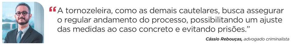 Imagem ilustrativa da imagem O que acontece se uma tornozeleira eletrônica for violada?