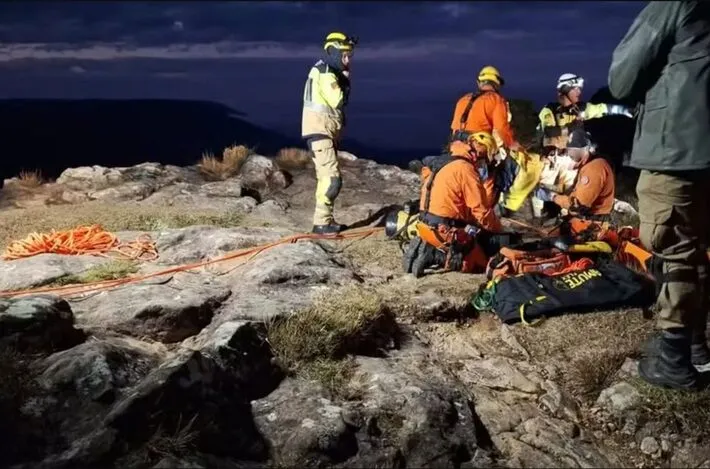 Imagem ilustrativa da imagem Resgate de menina que morreu após cair no Cânion Fortaleza contou com drone térmico e força-tarefa