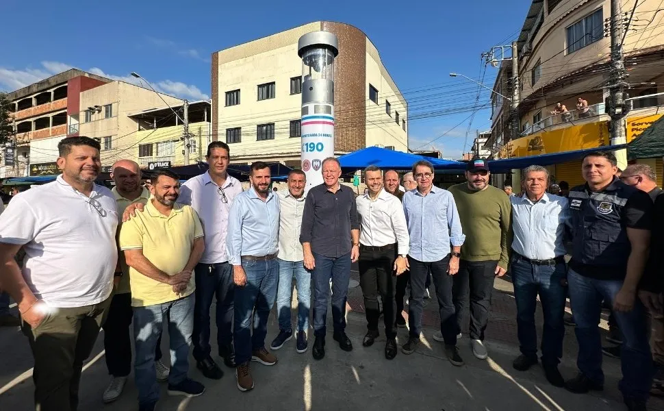 Imagem ilustrativa da imagem Totens de Segurança são inaugurados em Viana