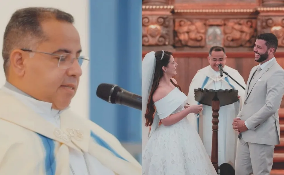 Imagem ilustrativa da imagem VÍDEO | Padre dá “bronca” por uso de celular em casamento no ES e viraliza