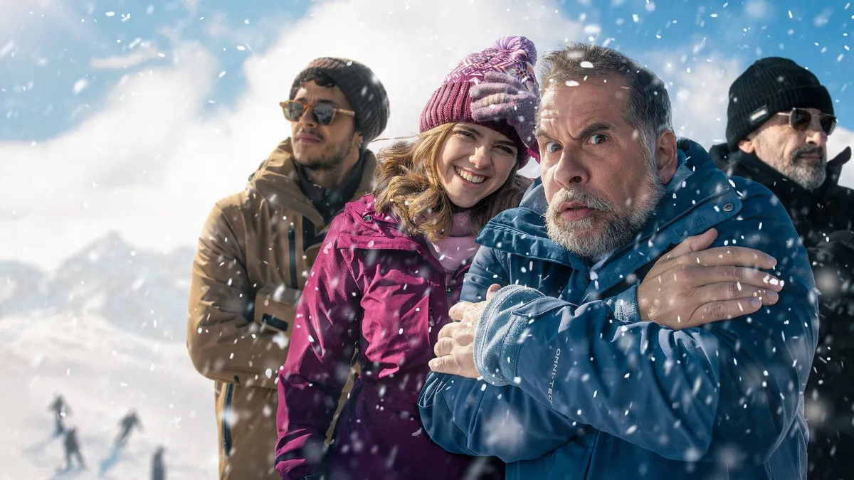 Imagem ilustrativa da imagem Aventura, confusões e risos com Leandro Hassum na neve