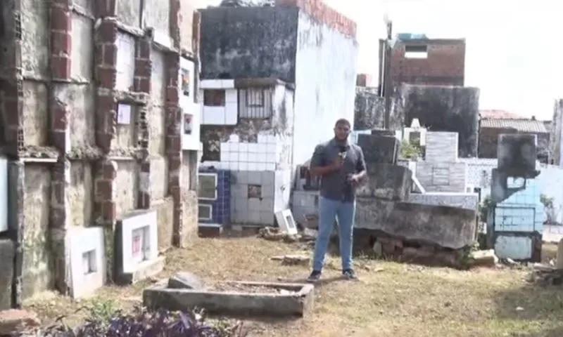 Imagem ilustrativa da imagem Cemitério de Águas Compridas segue abandonado após TAC da Prefeitura de Olinda