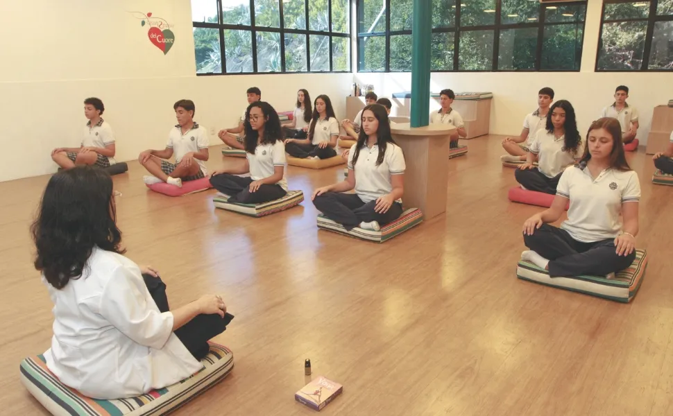 Imagem ilustrativa da imagem Estudantes têm aulas de bem-estar e equilíbrio emocional em Vitória