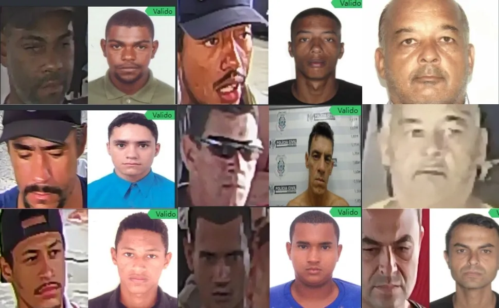 Imagem ilustrativa da imagem Reconhecimento facial prende 10 foragidos em um único dia na Grande Vitória