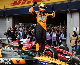 Imagem ilustrativa da imagem Em sexta dobradinha da McLaren no ano, Piastri vence GP de Bélgica