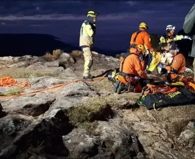 Imagem ilustrativa da imagem Resgate de menina que morreu após cair no Cânion Fortaleza contou com drone térmico e força-tarefa