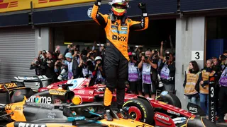 Imagem ilustrativa da imagem Em sexta dobradinha da McLaren no ano, Piastri vence GP de Bélgica