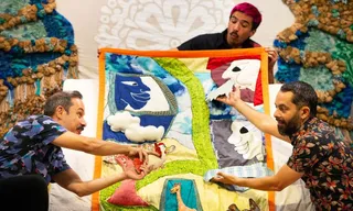 Imagem ilustrativa da imagem Tapetes Contadores levam exposição interativa à CAIXA Cultural Recife