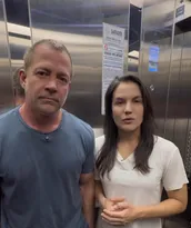 Imagem ilustrativa da imagem Vídeo: Kyra Gracie e Malvino Salvador ensinam autodefesa após mulher levar  60 socos do namorado