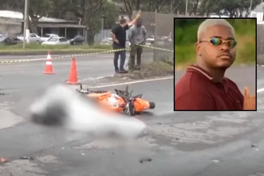 Imagem ilustrativa da imagem Acidente mata motociclista de 21 anos e interdita pista da BR-101 na Serra