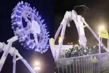 Imagem ilustrativa da imagem Brinquedo parte ao meio em parque da Arábia Saudita e deixa 23 feridos; veja vídeo
