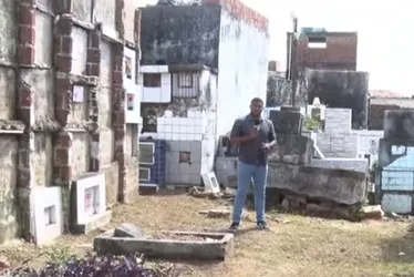 Imagem ilustrativa da imagem Cemitério de Águas Compridas segue abandonado após TAC da Prefeitura de Olinda