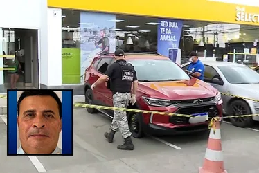 Imagem ilustrativa da imagem Empresário é encontrado morto dentro de carro abandonado em posto de combustíveis