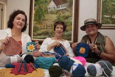 Imagem ilustrativa da imagem Encontro de crocheteiras voluntárias
