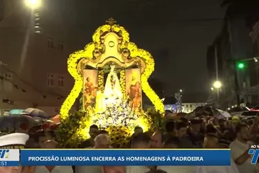 Imagem ilustrativa da imagem Festa para Nossa Senhora do Carmo se despede com fé e emoção dos devotos