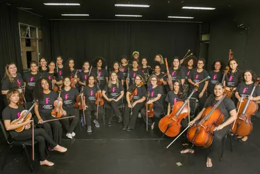 Imagem ilustrativa da imagem Homenagem ao Rock com orquestra de mulheres