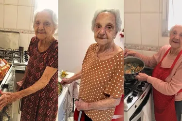 Imagem ilustrativa da imagem Idosa de 101 anos viraliza na web com receitas de família