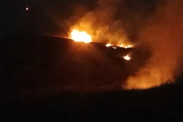 Imagem ilustrativa da imagem Incêndio atinge torre de telefone no Sul do ES
