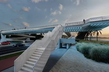 Imagem ilustrativa da imagem Jardim Camburi pode ganhar passarela com ciclovia e mirante para aeroporto