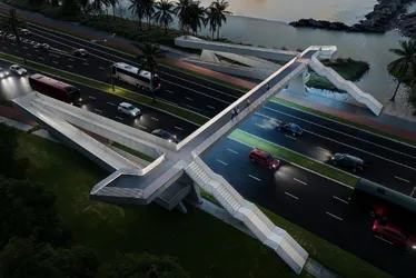Imagem ilustrativa da imagem Jardim Camburi pode ganhar passarela com ciclovia e mirante para aeroporto