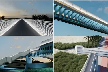 Imagem ilustrativa da imagem Jardim Camburi pode ganhar passarela com ciclovia e mirante para aeroporto
