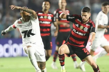 Imagem ilustrativa da imagem Neymar comenta em publicação do Flamengo após vitória do Santos: ‘Muito respeito’