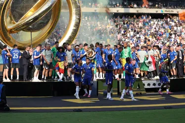 Imagem ilustrativa da imagem O mundo é azul: veja fotos da final da Copa do Mundo de Clubes