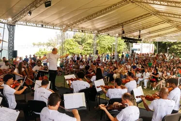 Imagem ilustrativa da imagem Orquestra Sinfônica do ES leva música e cultura ao Parque Casa do Governador