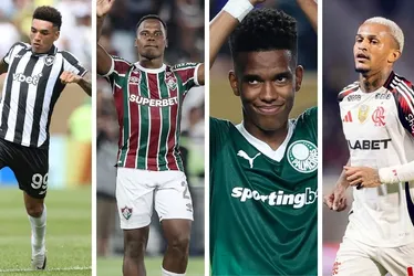Imagem ilustrativa da imagem Palmeiras, Flamengo, Fluminense e Botafogo perdem seus destaques após o Mundial